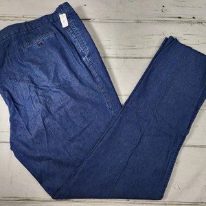 Vintage Thomas More Essentials 100% Cotton Unhemmed Denim Jeans Mens Size 60 NWT